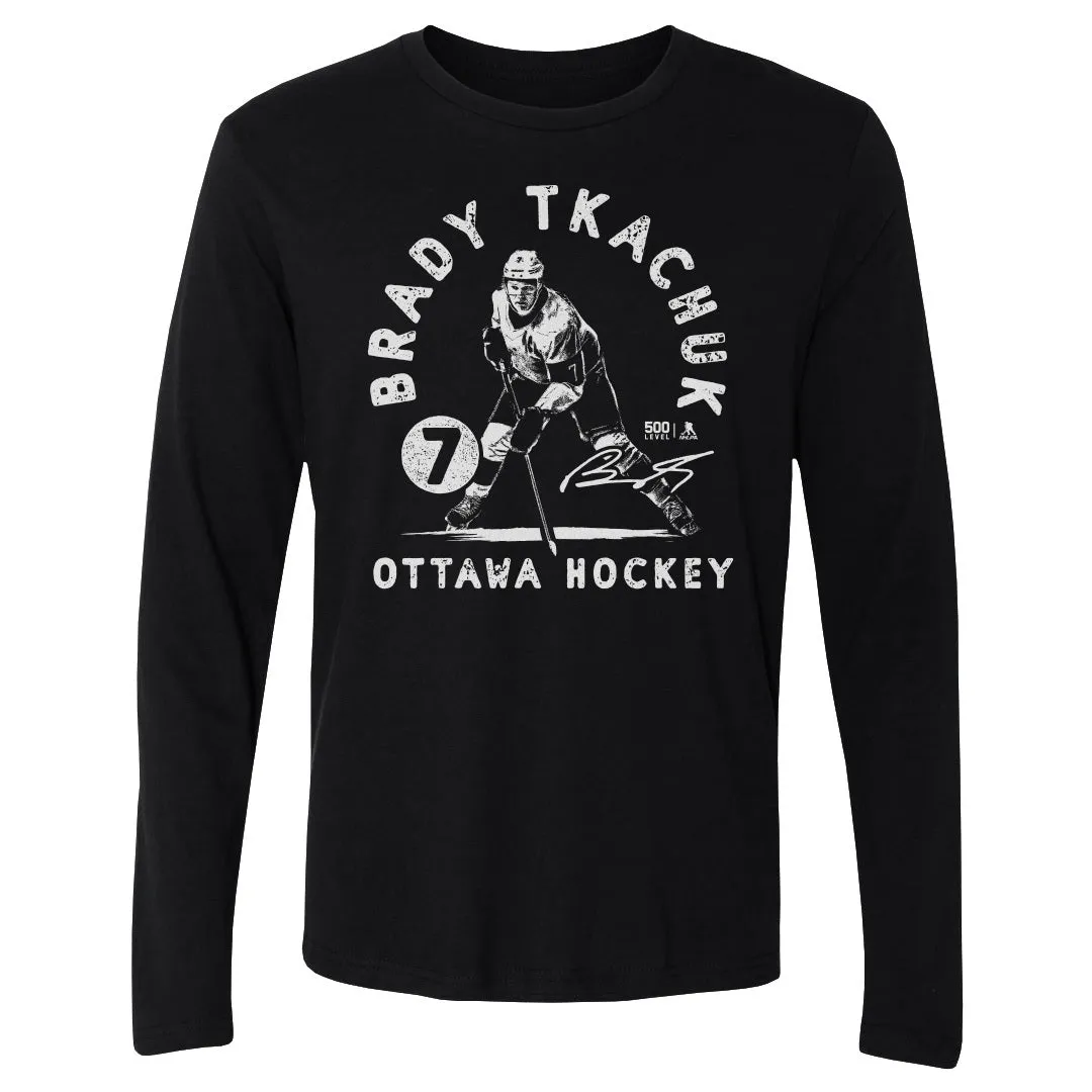 Brady Tkachuk Ottawa Stamp WHT sold by 500 Level product image thumbnail 2