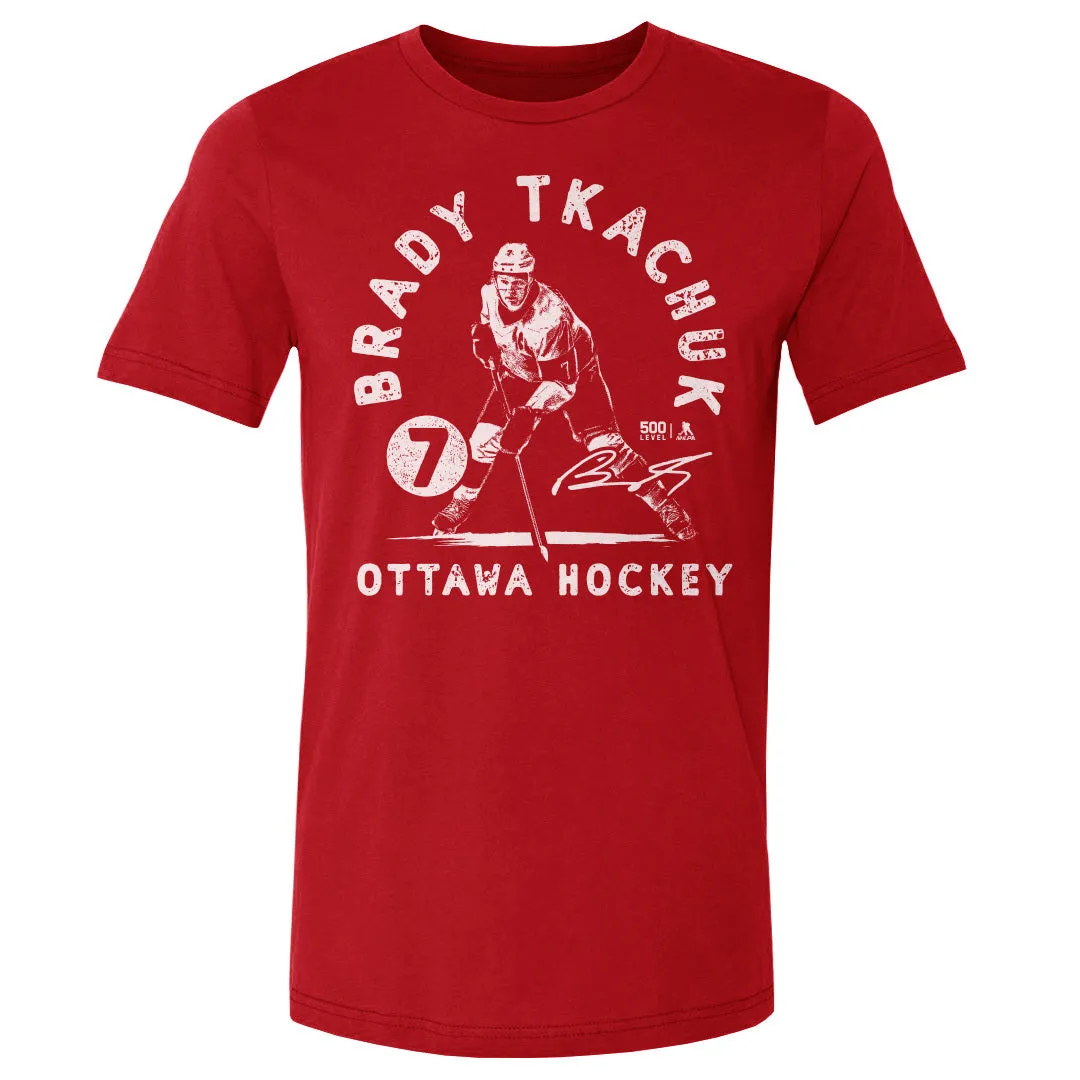 Brady Tkachuk Ottawa Stamp WHT sold by 500 Level product image thumbnail 2