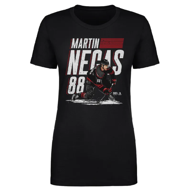 Martin Necas Carolina Player Name WHT sold by 500 Level