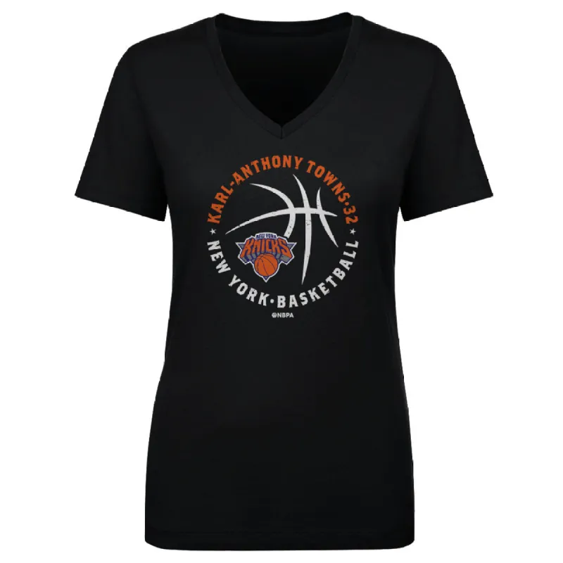Karl-Anthony Towns New York Knicks Player Ball WHT sold by 500 Level