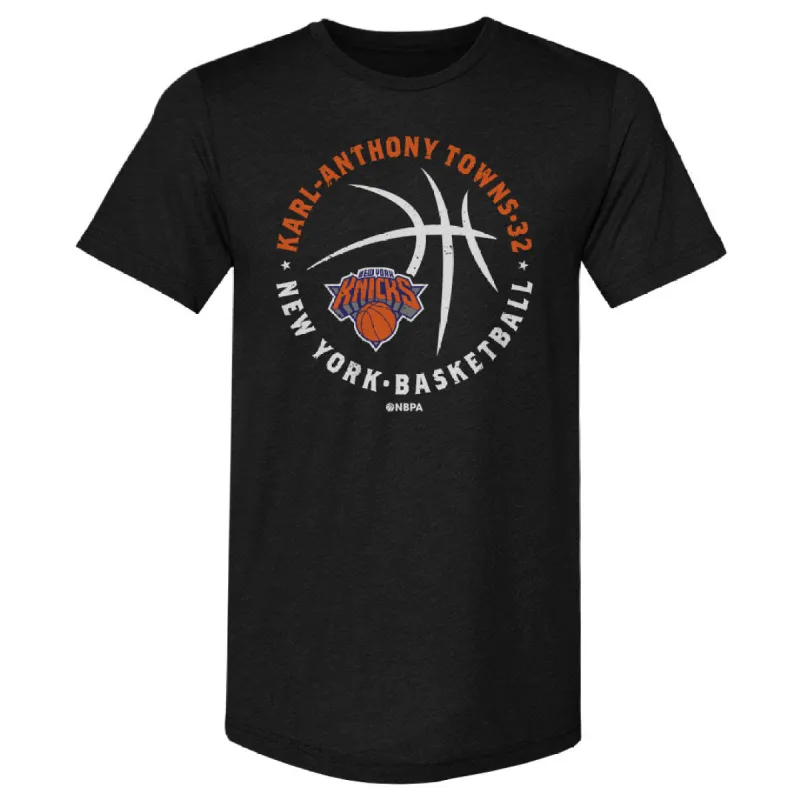Karl-Anthony Towns New York Knicks Player Ball WHT sold by 500 Level