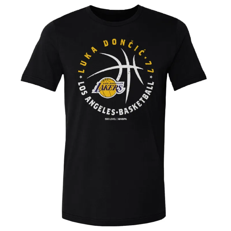 Luka Doncic Los Angeles Lakers Player Ball WHT sold by 500 Level