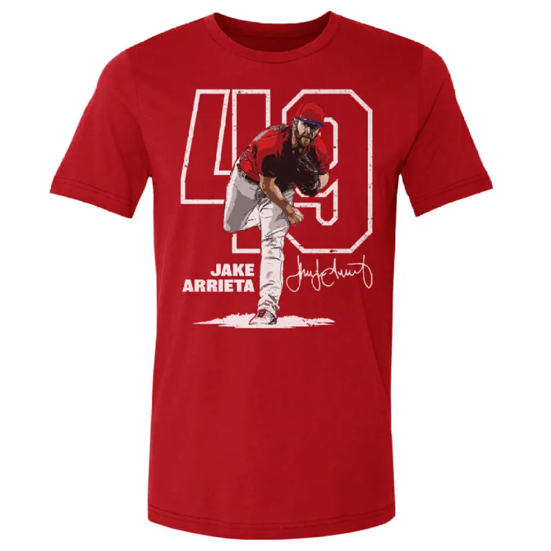 Jake Arrieta Philadelphia Outline WHT sold by 500 Level