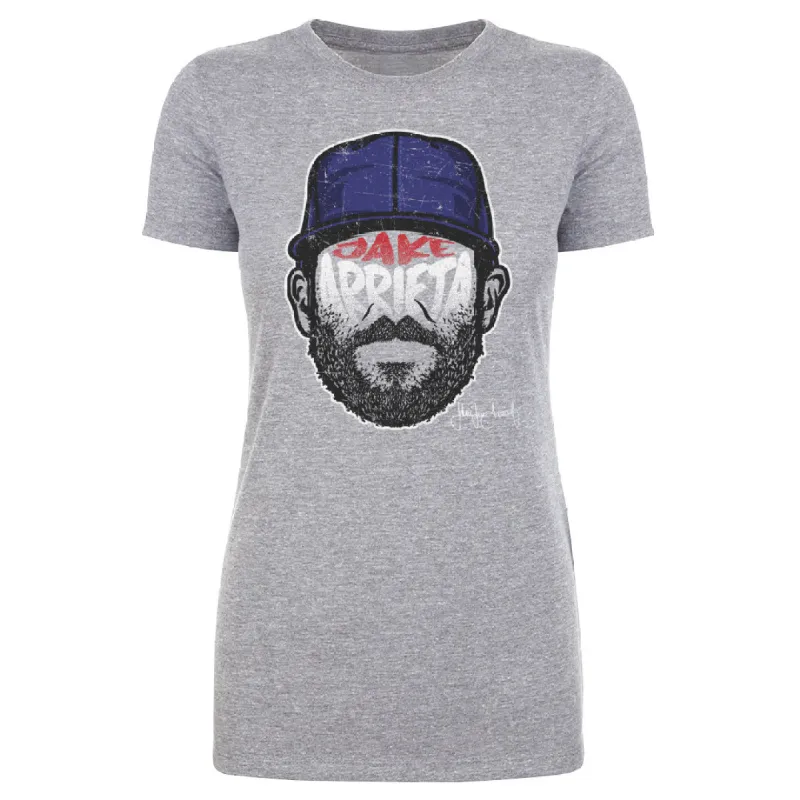 Jake Arrieta Chicago C Player Silhouette WHT sold by 500 Level