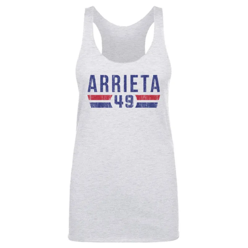 Jake Arrieta Chicago C Font sold by 500 Level