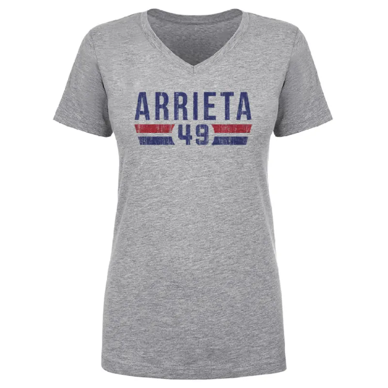 Jake Arrieta Chicago C Font sold by 500 Level