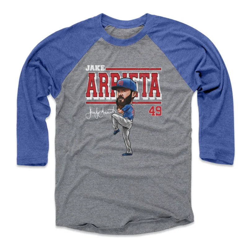 Jake Arrieta Chicago C Cartoon WHT sold by 500 Level