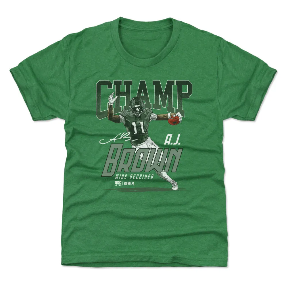 A.J. Brown 2024 Philadelphia Champ WHT sold by 500 Level
