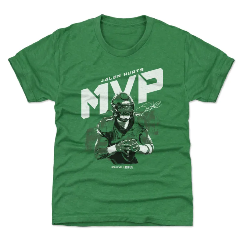 Jalen Hurts 2024 Philadelphia MVP WHT made by 500 Level