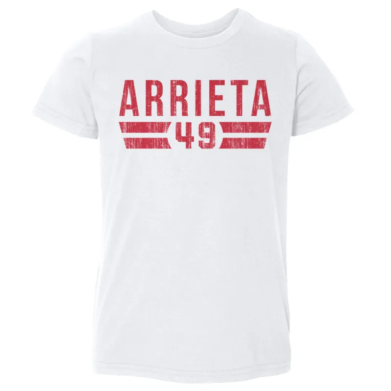 Jake Arrieta Philadelphia Font sold by 500 Level