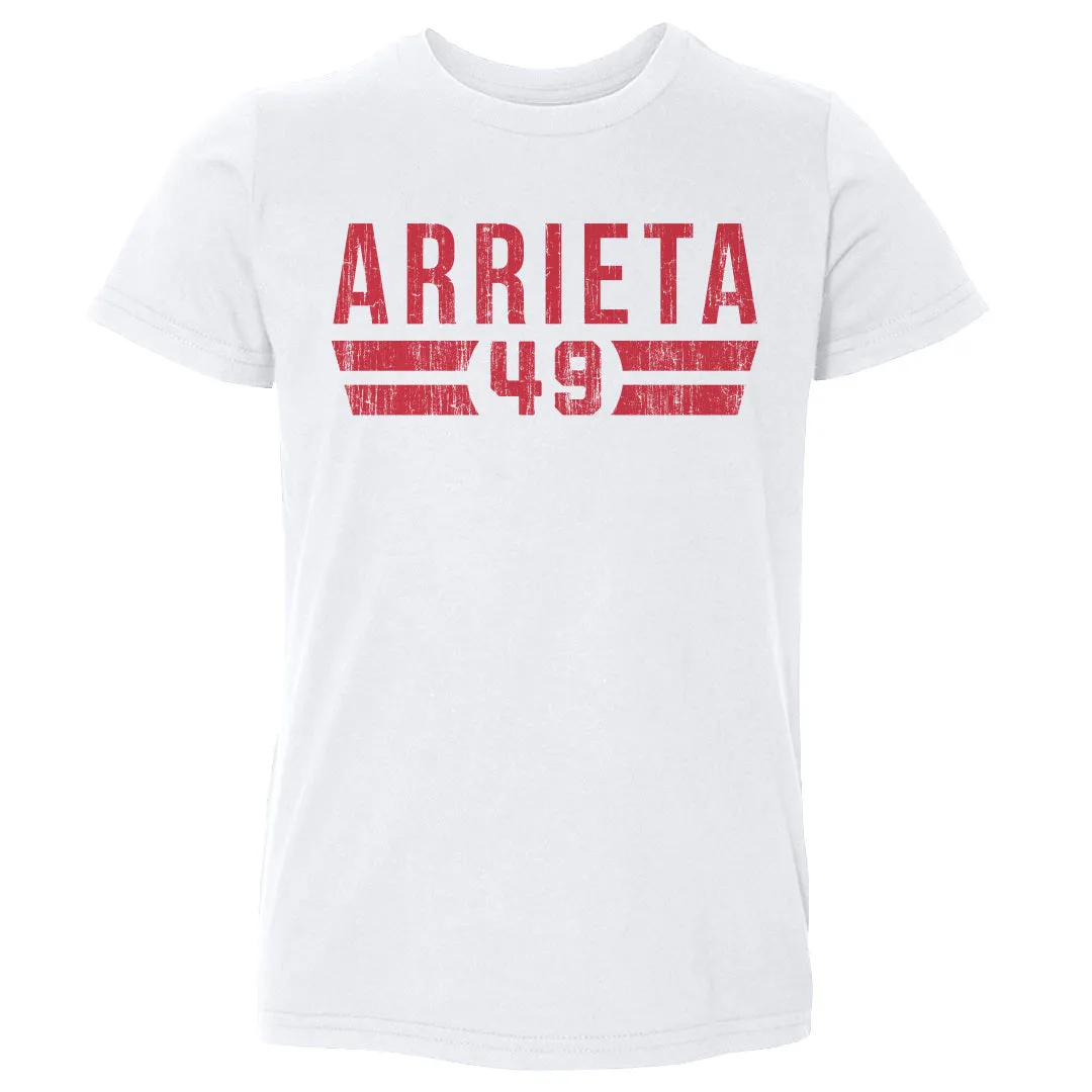 Jake Arrieta Philadelphia Font sold by 500 Level