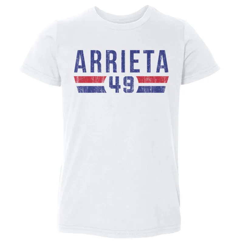 Jake Arrieta Chicago C Font sold by 500 Level