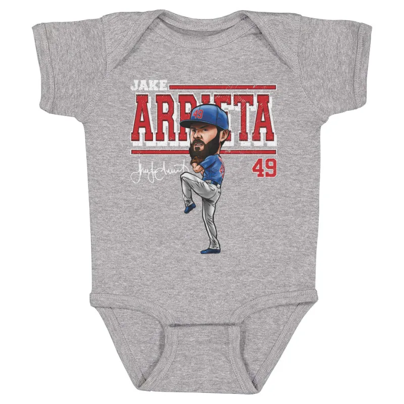 Jake Arrieta Chicago C Cartoon WHT sold by 500 Level