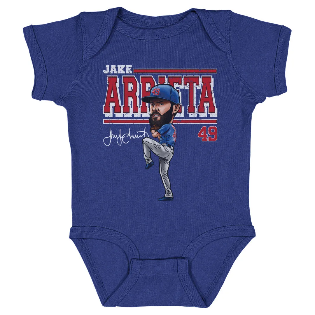 Jake Arrieta Chicago C Cartoon WHT sold by 500 Level product image thumbnail 2