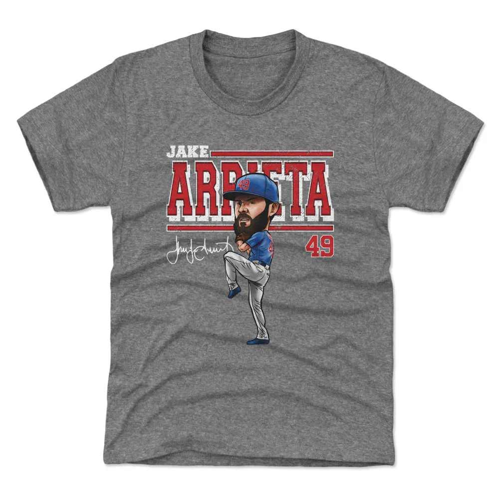 Jake Arrieta Chicago C Cartoon WHT sold by 500 Level product image thumbnail 2