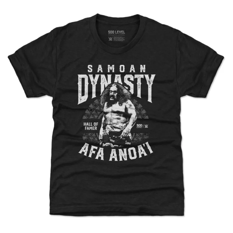 Afa Anoa'i Samoan Dynasty Mono WHT sold by 500 Level
