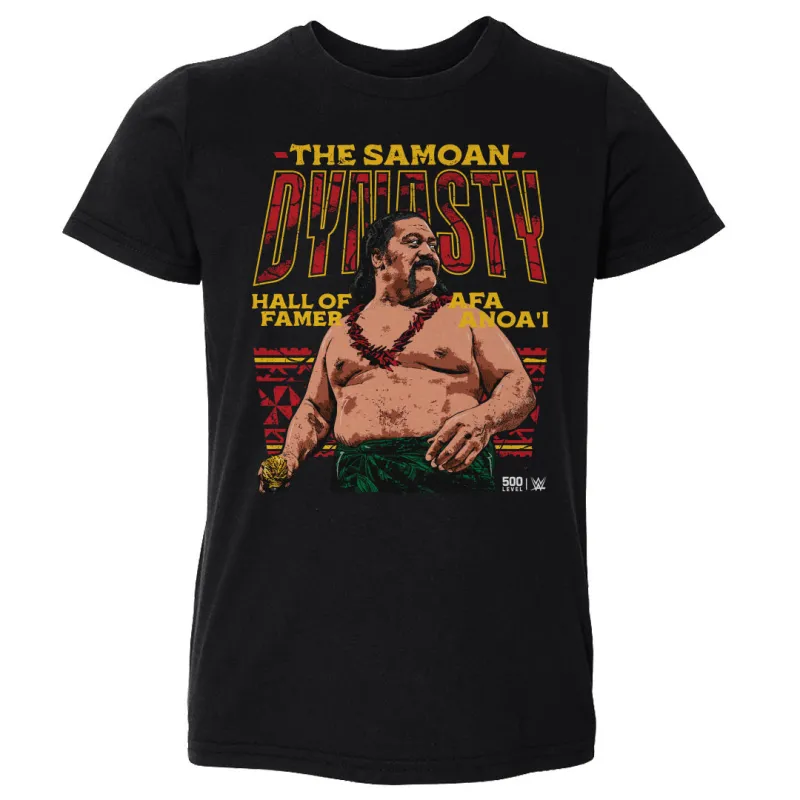 Afa Anoa'i Hall Of Fame Samoan Dynasty WHT sold by 500 Level