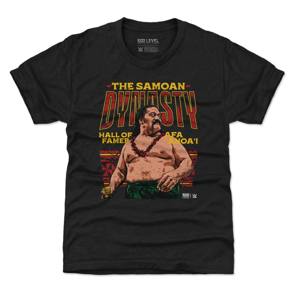 Afa Anoa'i Hall Of Fame Samoan Dynasty WHT sold by 500 Level