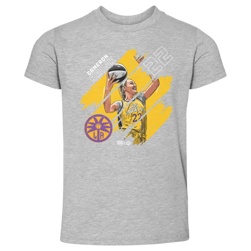 Cameron Brink Los Angeles Sparks Stripes WHT sold by 500 Level