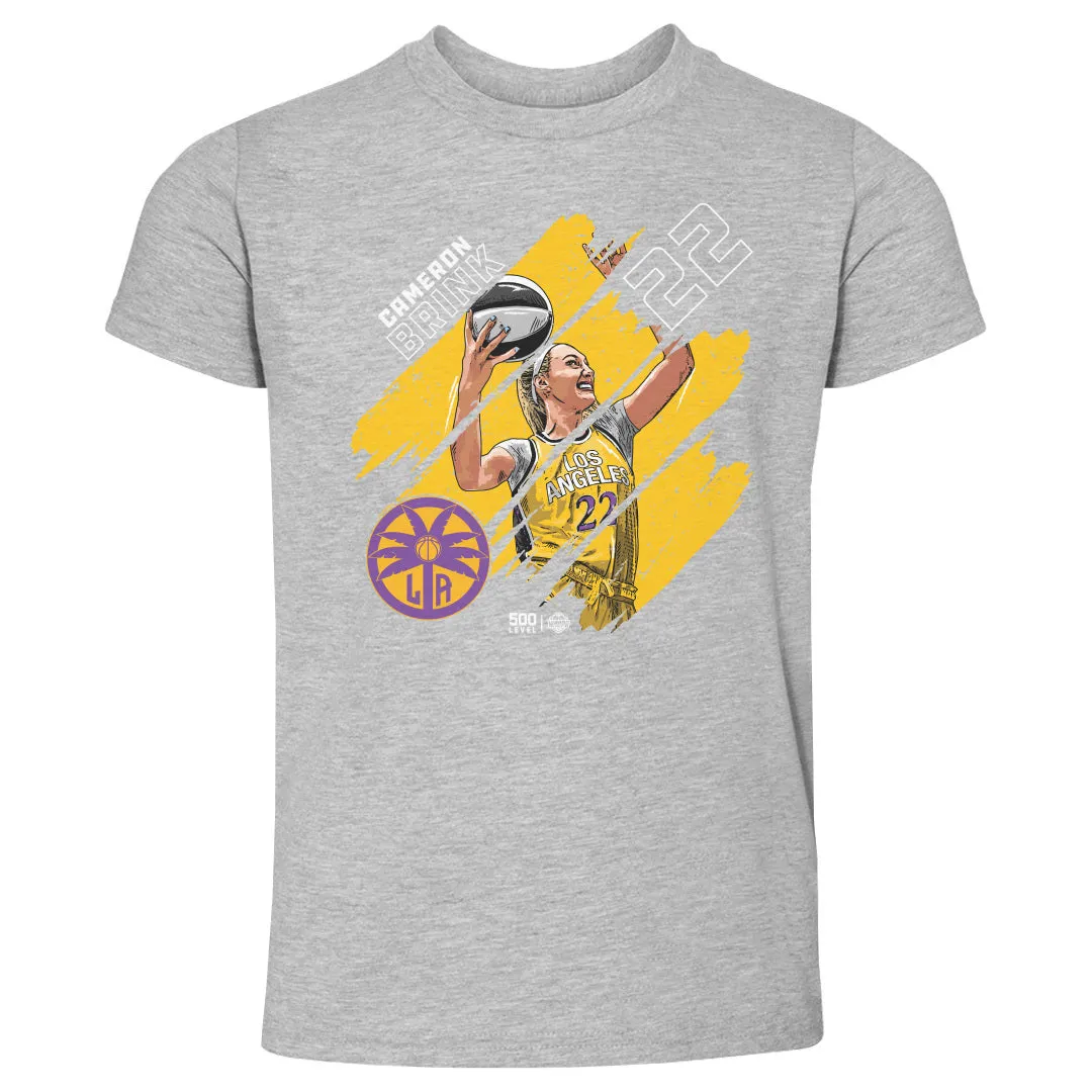 Cameron Brink Los Angeles Sparks Stripes WHT sold by 500 Level