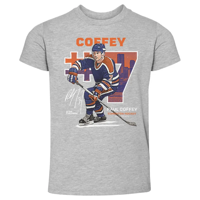Paul Coffey Edmonton Throwback WHT sold by 500 Level