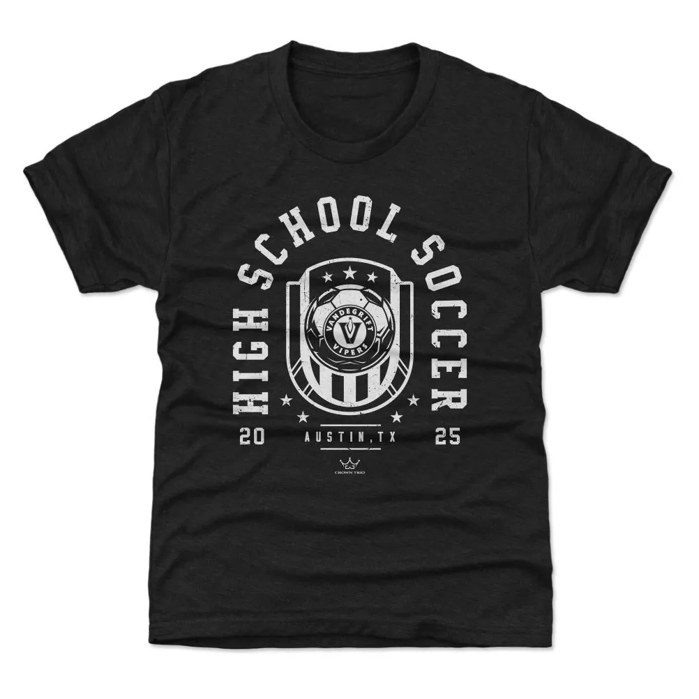 Crown Trio Vandegrift High School Soccer 2 - 2025 WHT sold by 500 Level