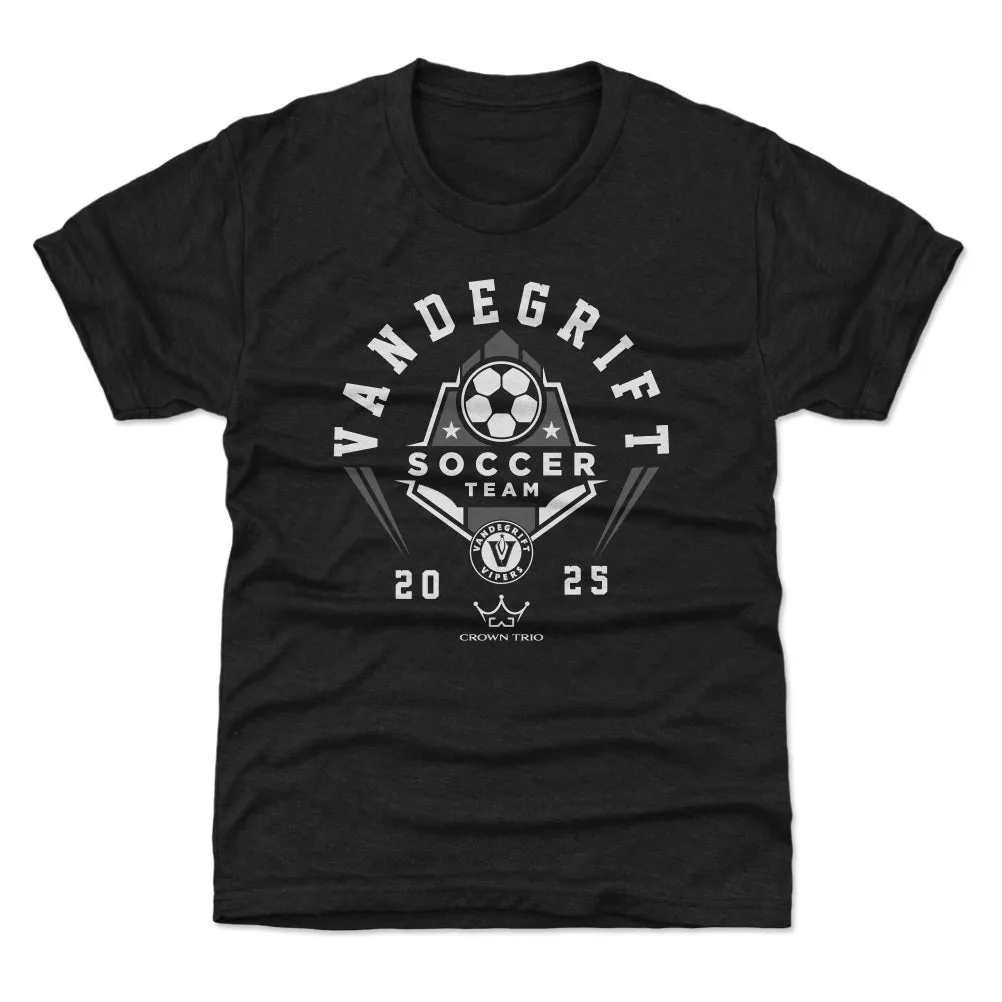 Crown Trio Vandegrift High School Soccer - 2025 WHT sold by 500 Level