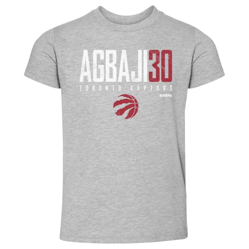 Ochai Agbaji Toronto Raptors Elite WHT sold by 500 Level