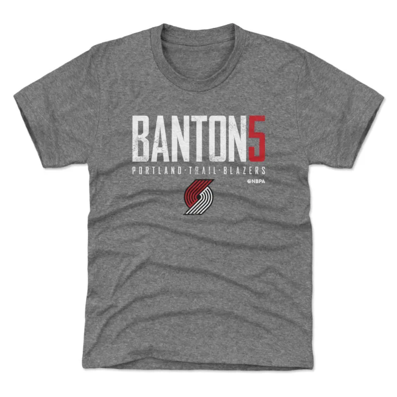 Dalano Banton Portland Trail Blazers Elite WHT sold by 500 Level