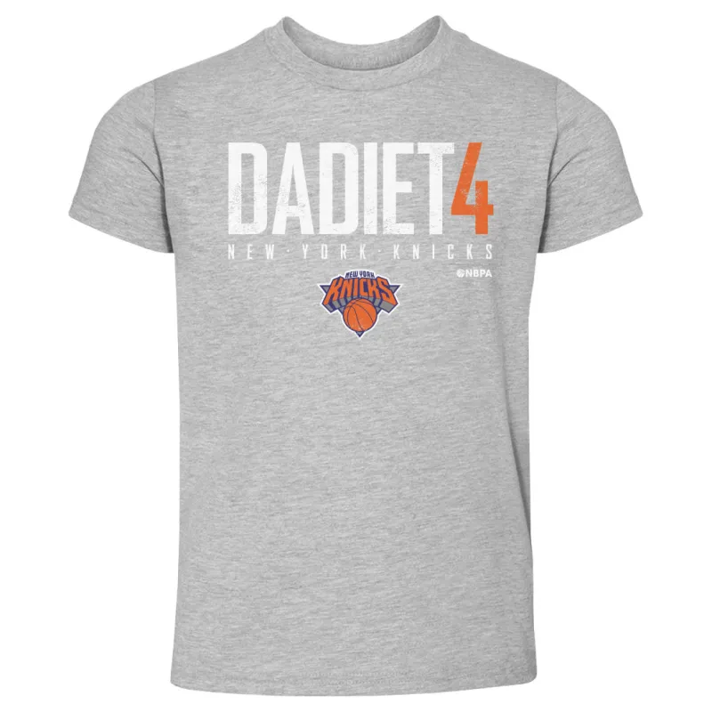 Pacome Dadiet New York Knicks Elite WHT sold by 500 Level