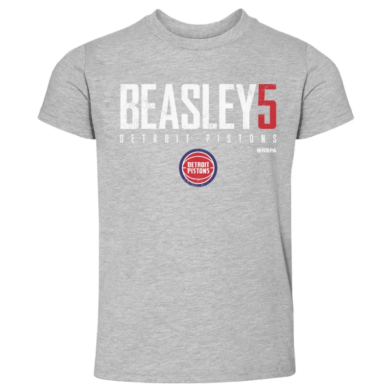 Malik Beasley Detroit Pistons Elite WHT made by 500 Level