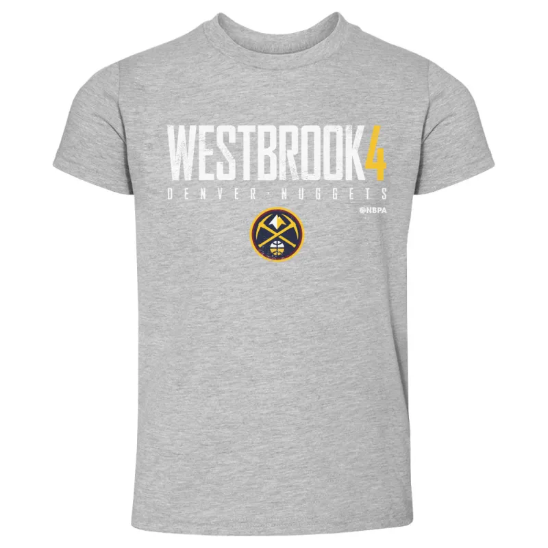 Russell Westbrook Denver Nuggets Elite WHT sold by 500 Level