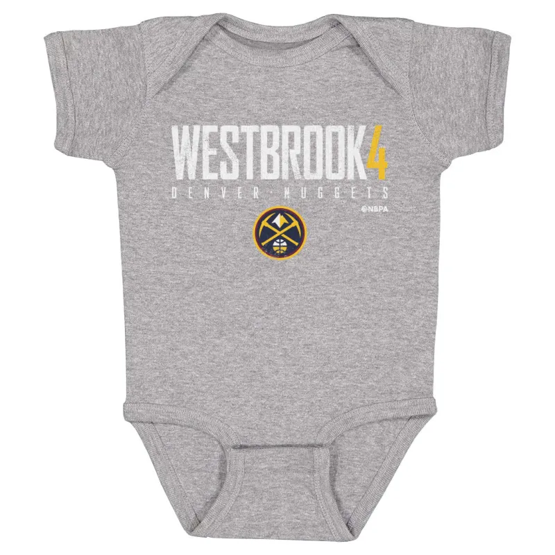 Russell Westbrook Denver Nuggets Elite WHT sold by 500 Level