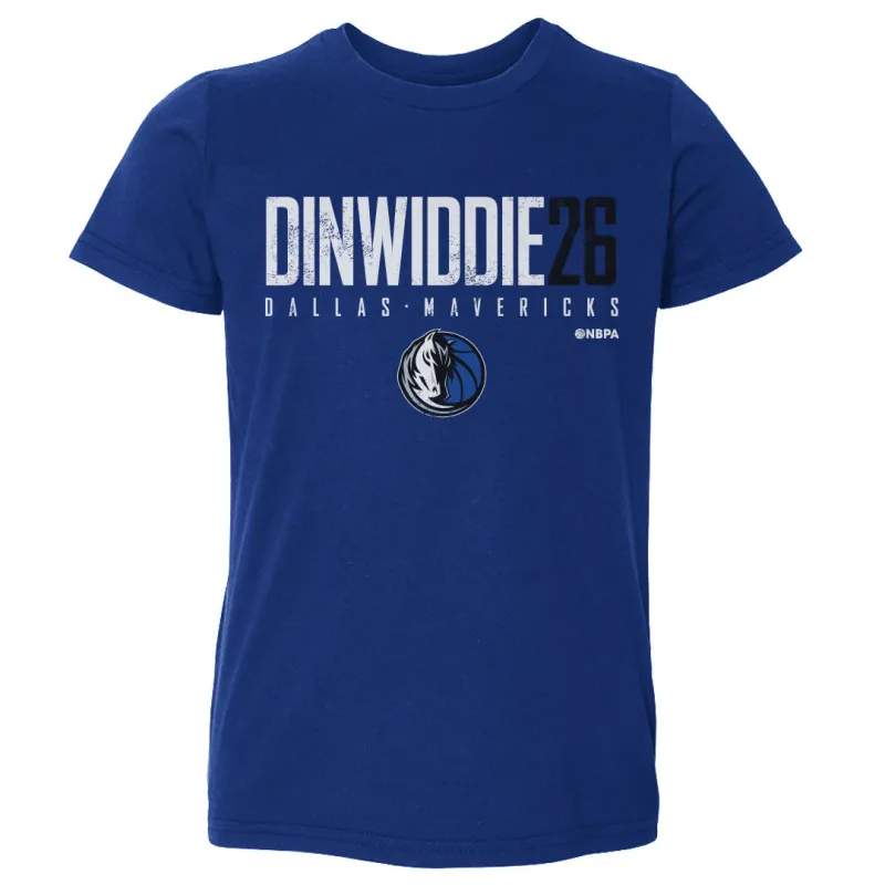 Spencer Dinwiddie Dallas Mavericks Elite WHT sold by 500 Level