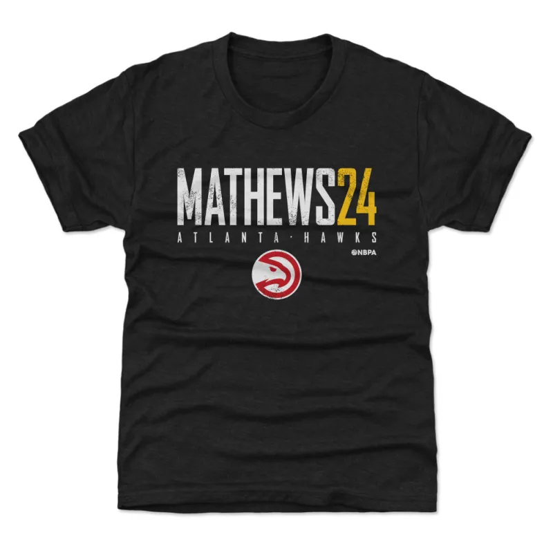 Garrison Mathews Atlanta Hawks Elite WHT sold by 500 Level