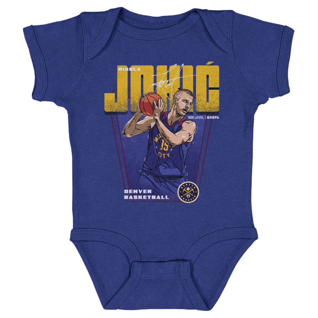 Nikola Jokic Denver Nuggets Premiere WHT sold by 500 Level