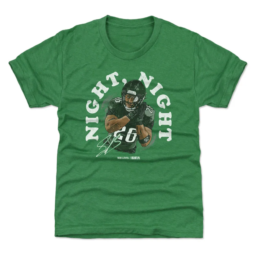 Saquon Barkley Philadelphia Night Night WHT sold by 500 Level