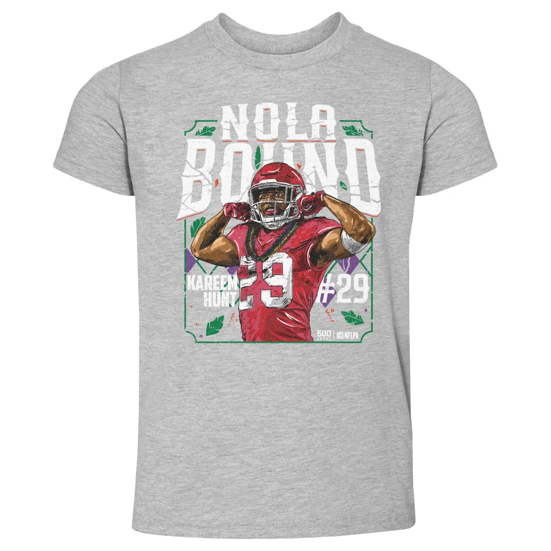 Kareem Hunt Kansas City NOLA Bound WHT sold by 500 Level