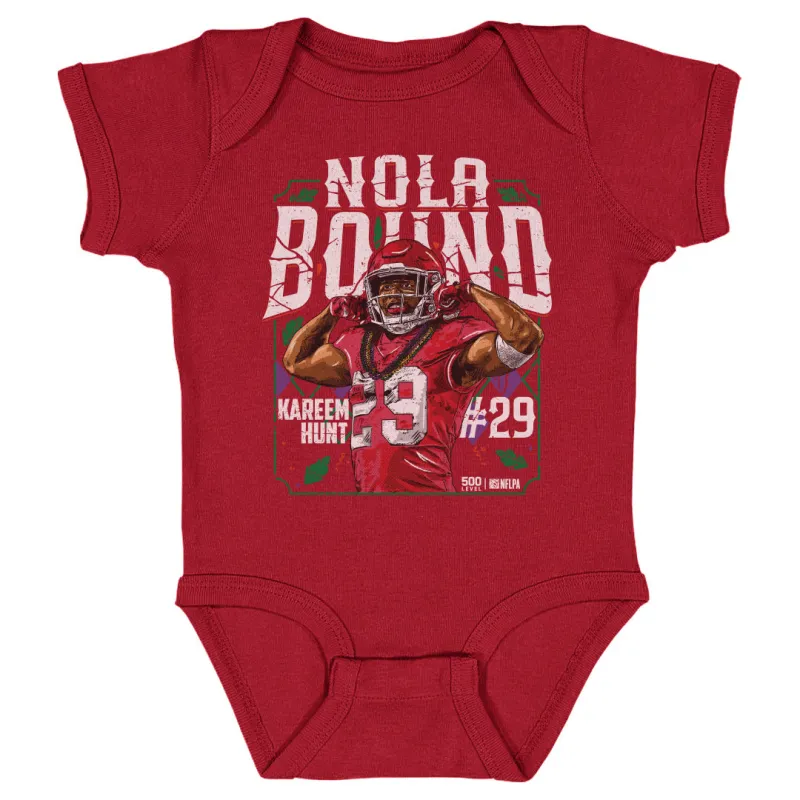 Kareem Hunt Kansas City NOLA Bound WHT sold by 500 Level