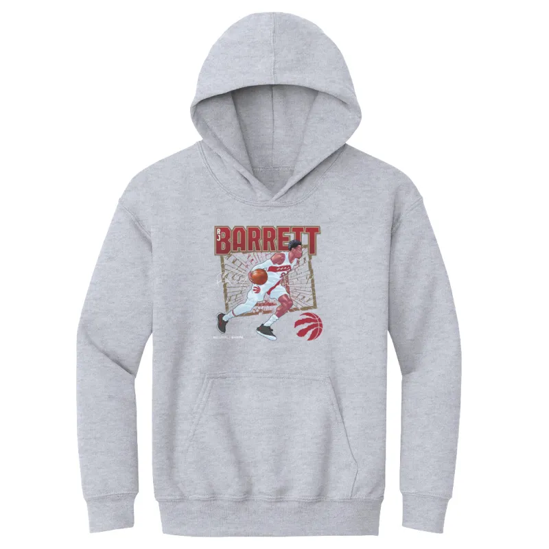 RJ Barrett Toronto Raptors Shattered WHT sold by 500 Level
