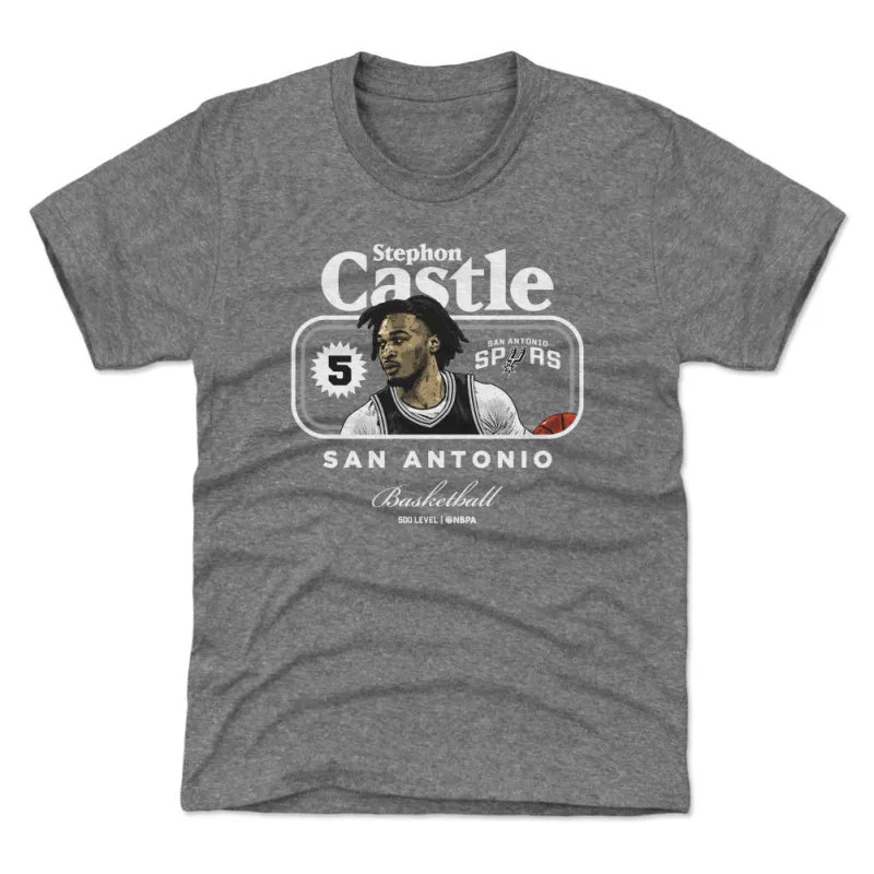 Stephon Castle San Antonio Spurs Cover WHT sold by 500 Level
