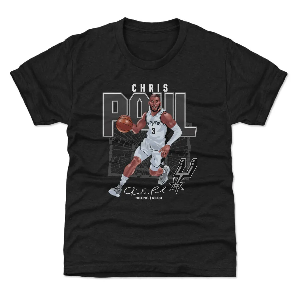 Chris Paul San Antonio Spurs Shattered WHT sold by 500 Level