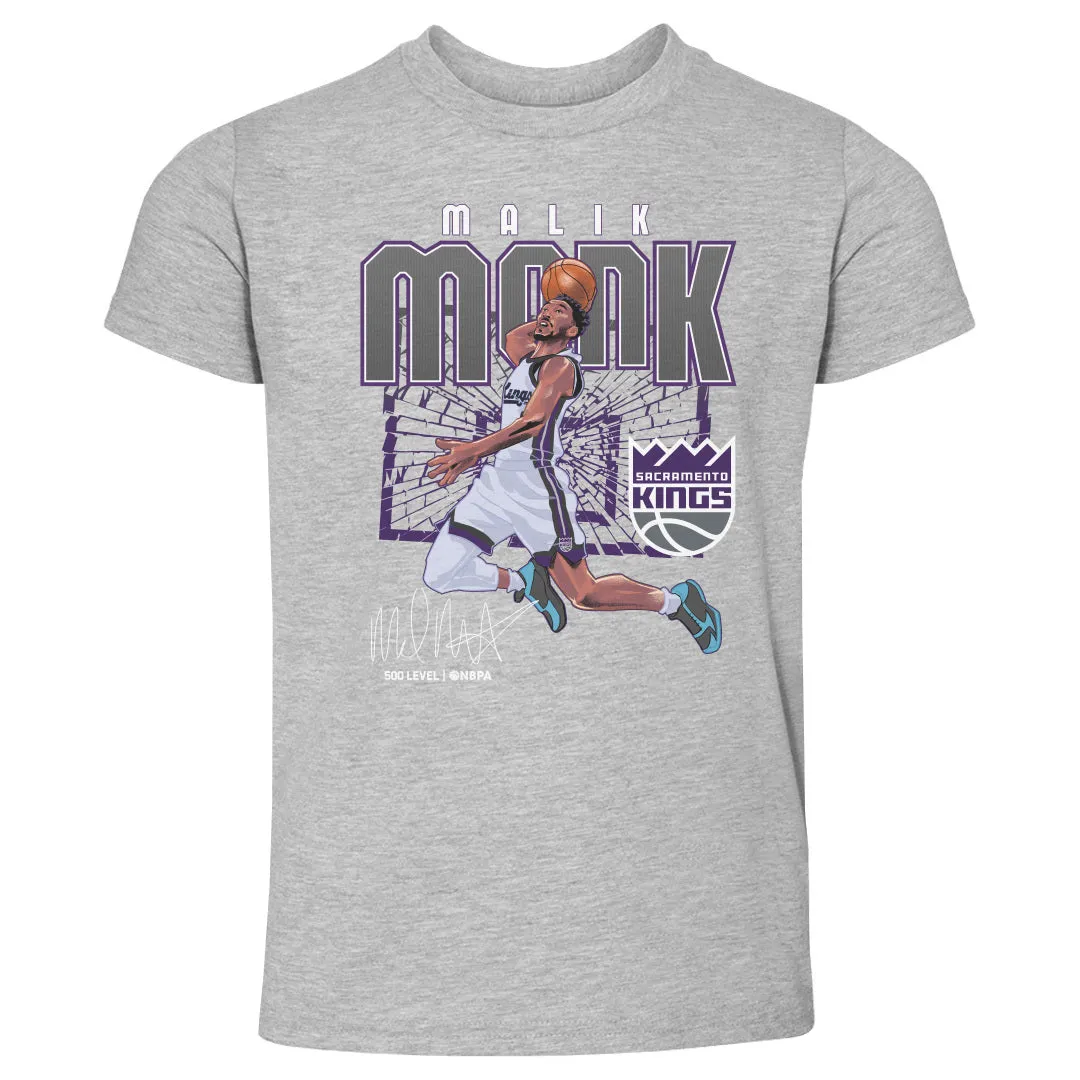 Malik Monk Sacramento Kings Shattered WHT sold by 500 Level