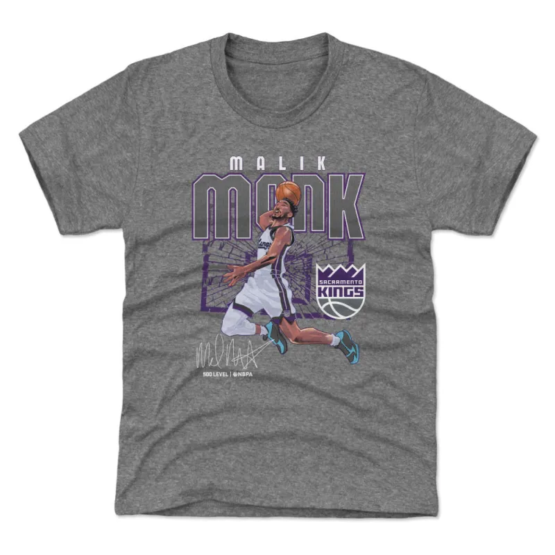 Malik Monk Sacramento Kings Shattered WHT sold by 500 Level