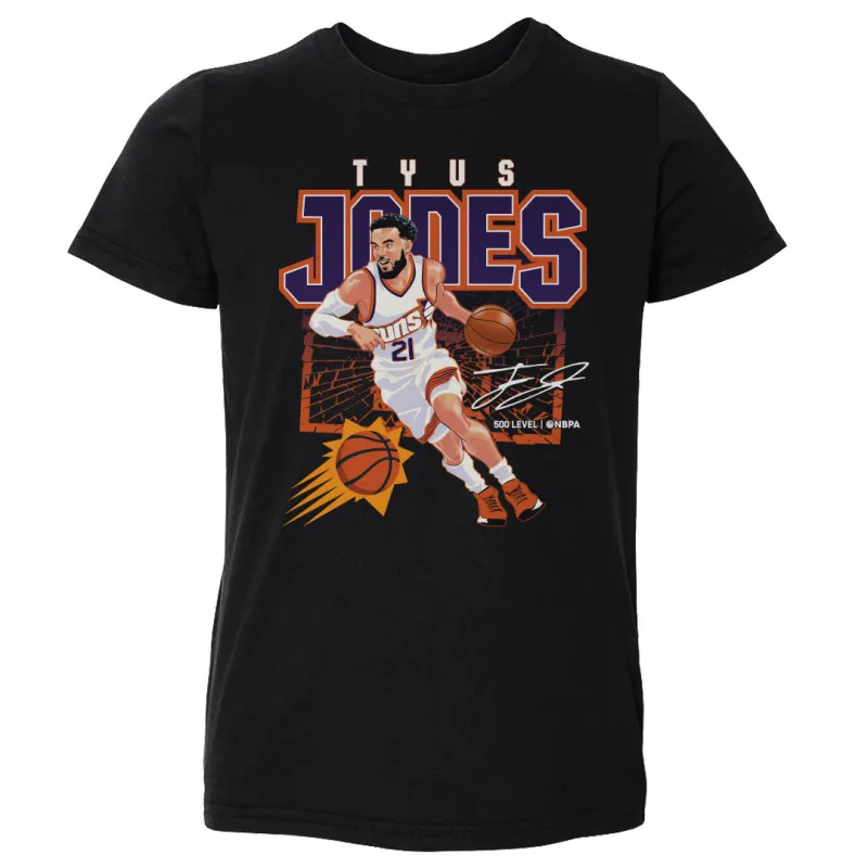 Tyus Jones Phoenix Suns Shattered WHT sold by 500 Level