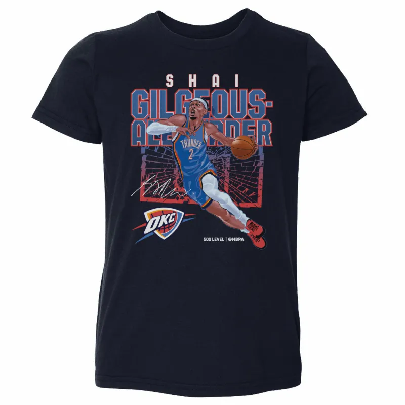 Shai Gilgeous-Alexander Oklahoma City Thunder Shattered WHT sold by 500 Level