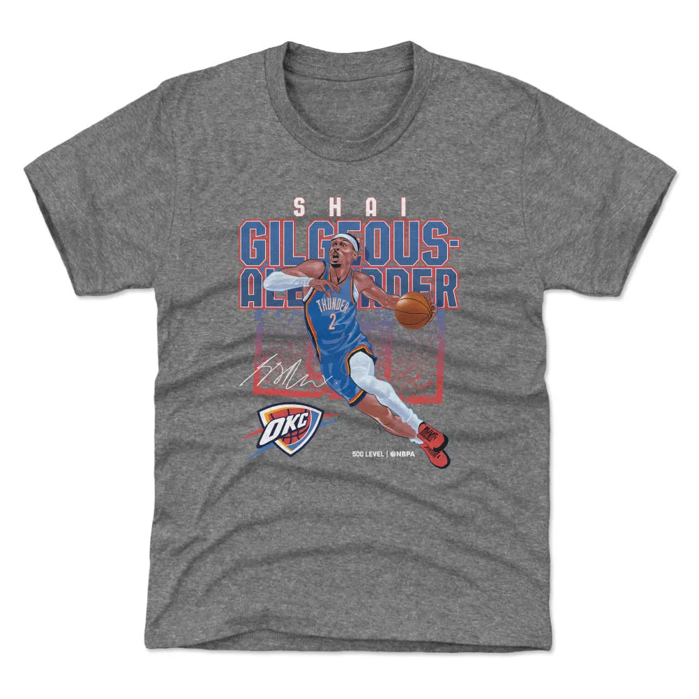 Shai Gilgeous-Alexander Oklahoma City Thunder Shattered WHT sold by 500 Level product image thumbnail 2