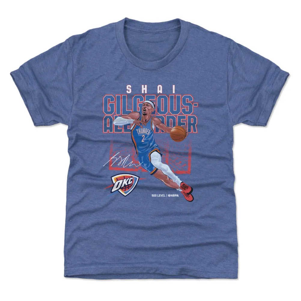 Shai Gilgeous-Alexander Oklahoma City Thunder Shattered WHT sold by 500 Level product image thumbnail 3