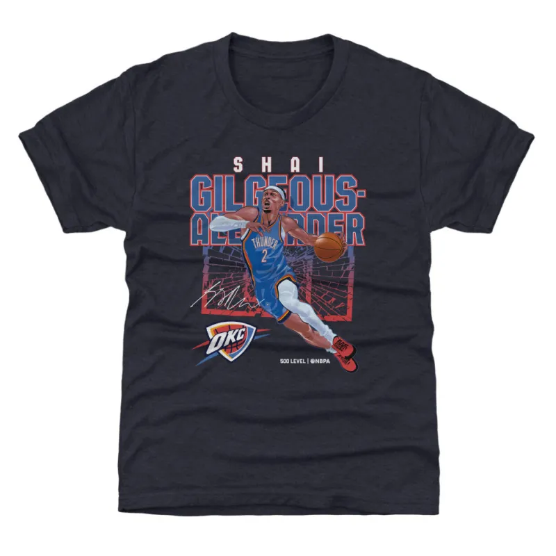 Shai Gilgeous-Alexander Oklahoma City Thunder Shattered WHT sold by 500 Level
