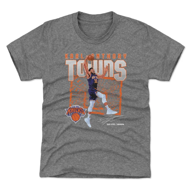 Karl-Anthony Towns New York Knicks Shattered WHT sold by 500 Level
